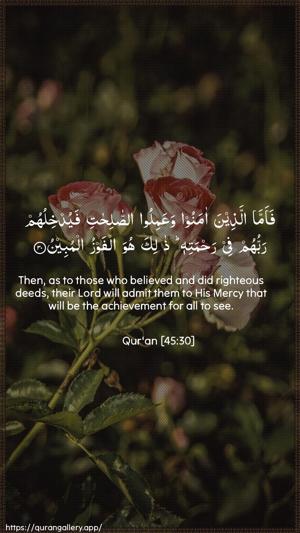 Al-Jaathiya Ayah 30 - Arabic + English wallpaper