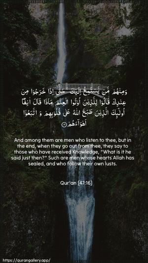 Muhammad Ayah 16 - Arabic + English wallpaper