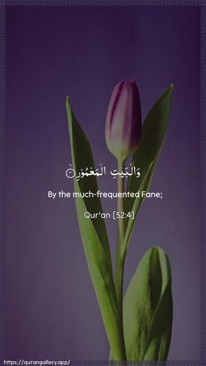 At-Tur Ayah 4 - Arabic + English wallpaper