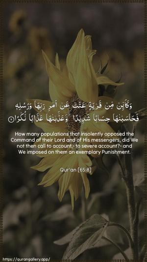 At-Talaaq Ayah 8 - Arabic + English wallpaper