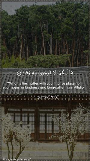 Nooh Ayah 13 - Arabic + English wallpaper