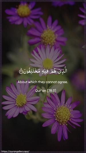 An-Naba Ayah 3 - Arabic + English wallpaper