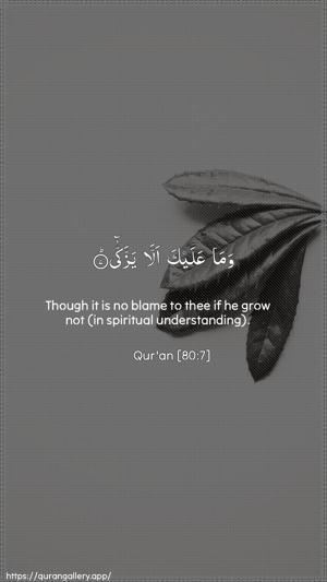 Abasa Ayah 7 - Arabic + English wallpaper
