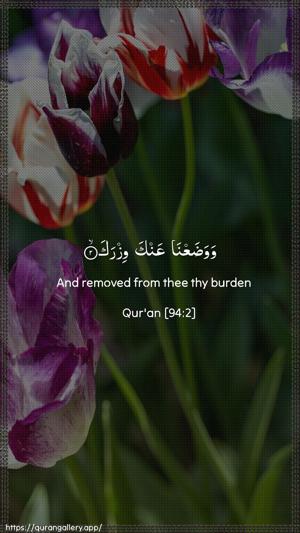 Ash-Sharh Ayah 2 - Arabic + English wallpaper